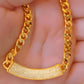 Gold-Plated Cuban Link Jewelry Set: Pave Crystal Necklace, Bracelet, Earrings & Ring