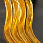 Gold-Plated Wavy Bangle Set – 4-Piece Stackable Textured Bracelets for Women
