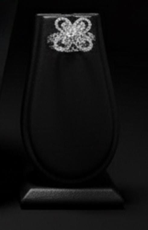 Luxury Silver Clover Jewelry Set Elegant Minimal Wedding Gift