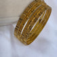 Luxury Gold Plated Bangle Set Stackable Bracelets