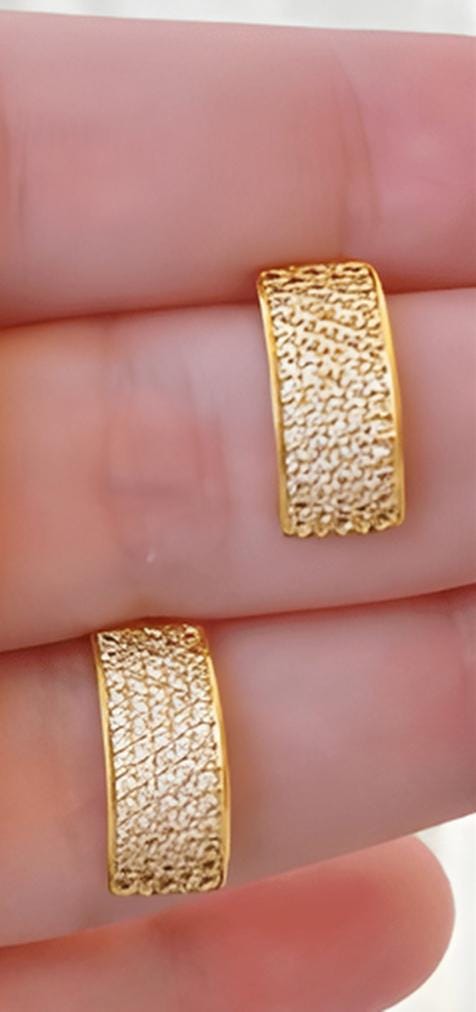 Gold-Plated Cuban Link Jewelry Set: Pave Crystal Necklace, Bracelet, Earrings & Ring